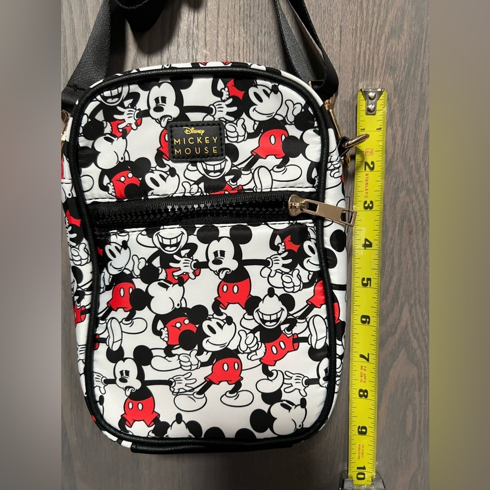 NWOT Disney Mickey Mouse Crossbody w/Guitar Strap, Gold-tone Hardware - Picture 5 of 6